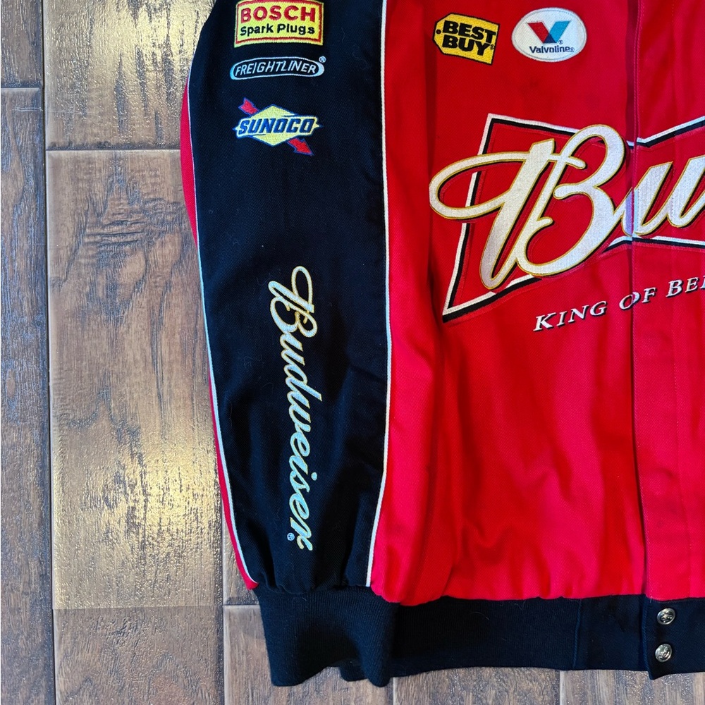 Vintage Y2K Budweiser NASCAR Chase Authentics Racing Jacket - Picture 5 of 9